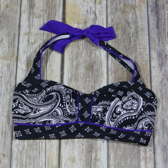 Athleta Other - Athleta Namaste Sara Bra Bikini Swim Top 34D 34DD